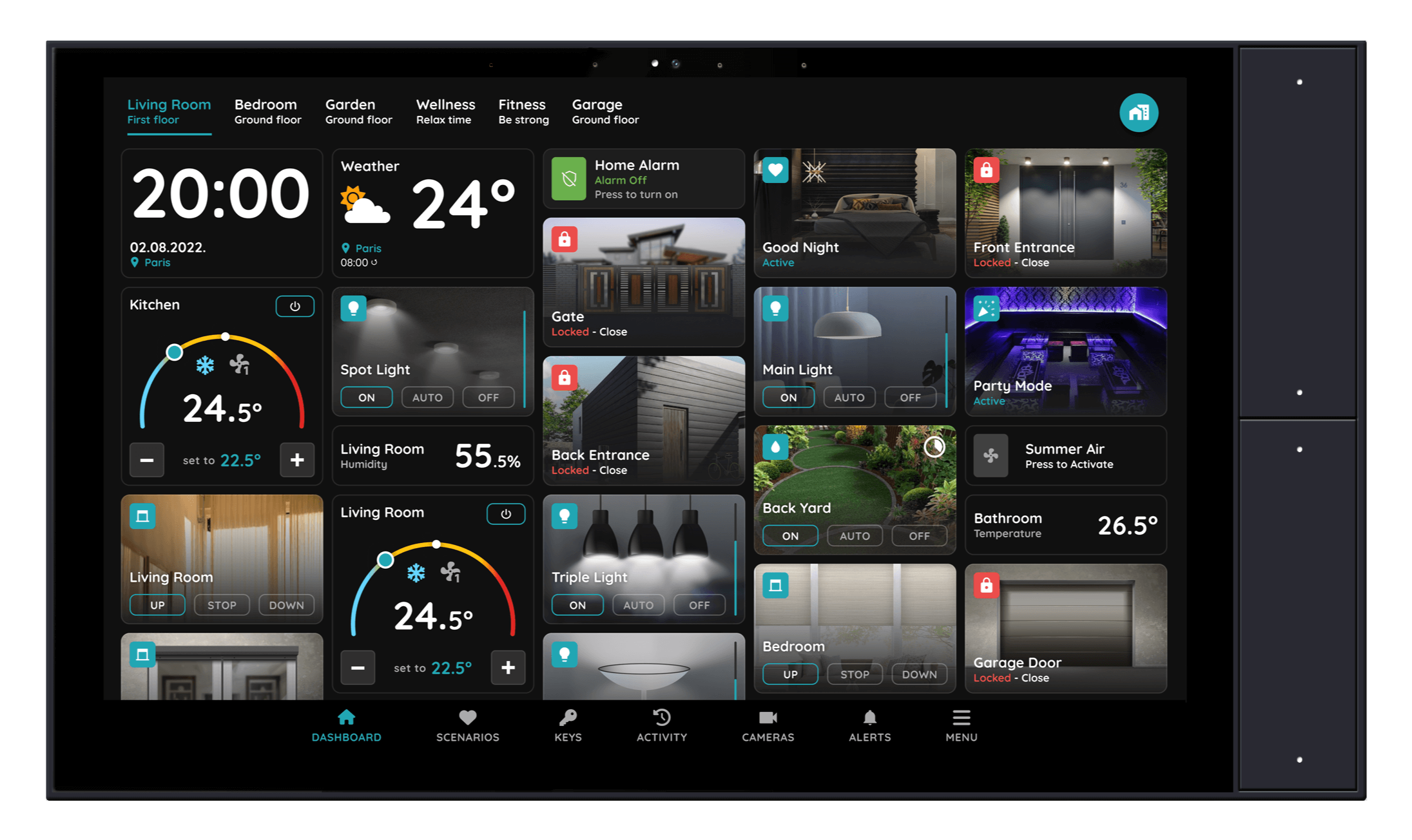 Smart Home Control Panel Berlin 10"
